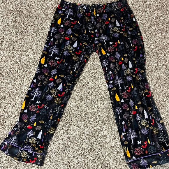 Secret Treasures Whimsical Woodland Pajama Set Size XL 16-18 - Picture 5 of 8